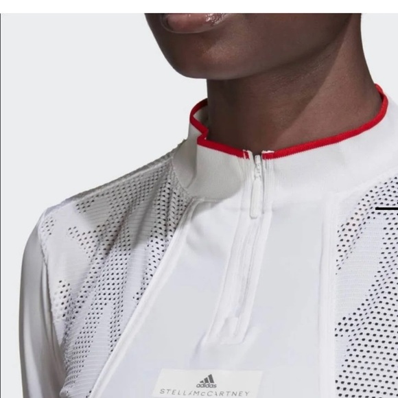 adidas by Stella McCartney white tennis top size small - Picture 10 of 10
